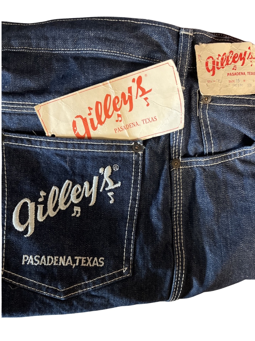 Vintage Gilley’s Pasadena Texas Jeans – New With Tags / Deadstock
